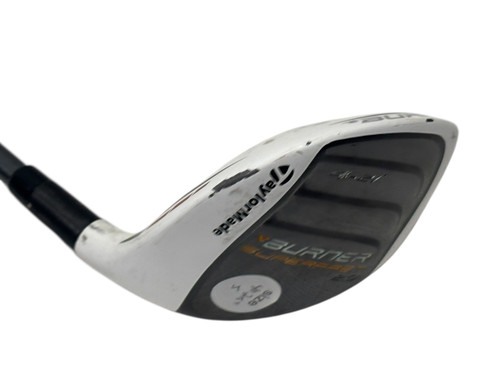 Vist Large View of Product Image Which is Used Taylormade BURNER SUPERFAST 2.0 Mens 21deg Hybrid Club RH 4 Hybrid 40.25" w/ 60g S-Flex Shaft