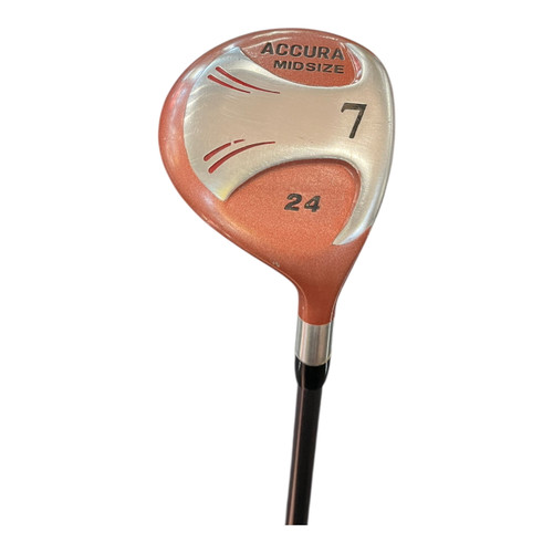 Vist Large View of Product Image Which is Used Taylormade ACCURA BUBBLE SHAFT Mens Fairway Wood RH 7 Wood