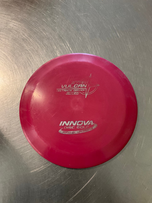 Vist Large View of Product Image Which is Used Innova STAR VULCAN Disc Golf Driver Red