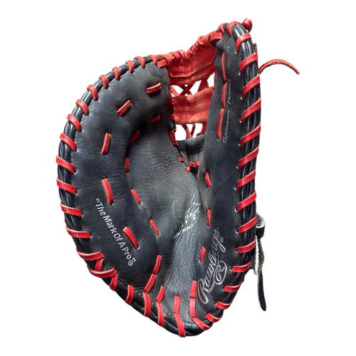 Vist Large View of Product Image Which is Used Rawlings PUHOLS RFMAP5 BB/SB First Base LH Throw Black 12 3/4"