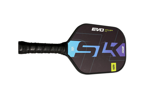 Vist Large View of Product Image Which is Used Selkirk EVO POWER XL Pickleball Racquet Black
