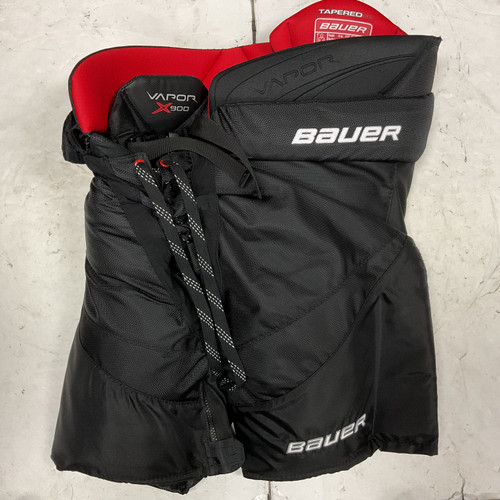 Used Bauer VAPOR X900 Junior Pant Black And Red XL 11855-S000192133 Vist Large View of Product Image Which is Used Bauer VAPOR X900 Junior Pant Black And Red XL