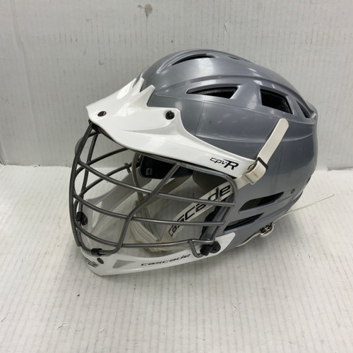 Vist Large View of Product Image Which is Used Cascade CPV R Lacrosse Helmet Grey S/M