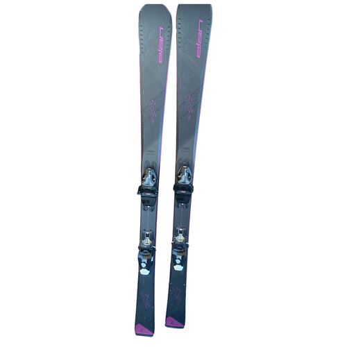 Vist Large View of Product Image Which is Used Elan SNOW Womens DH Ski/Binding Purple 146 cm