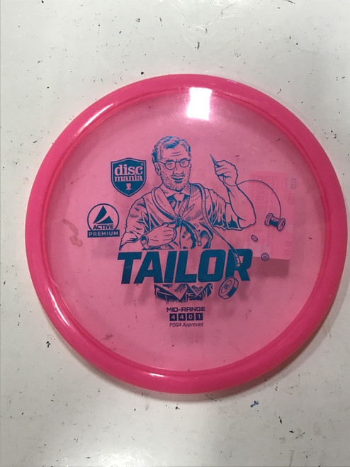 Vist Large View of Product Image Which is Used Discmania ACTIVE PREMIUM TAILOR Disc Golf Mid Range Pink 175g