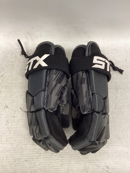 Vist Large View of Product Image Which is Used STX STALLION 75 Lacrosse Gloves Junior Grey 12"