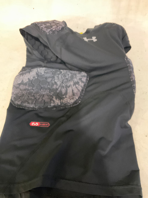 Vist Large View of Product Image Which is Used Under Armour UA PADDED SHIRT FB Top Youth Black MD