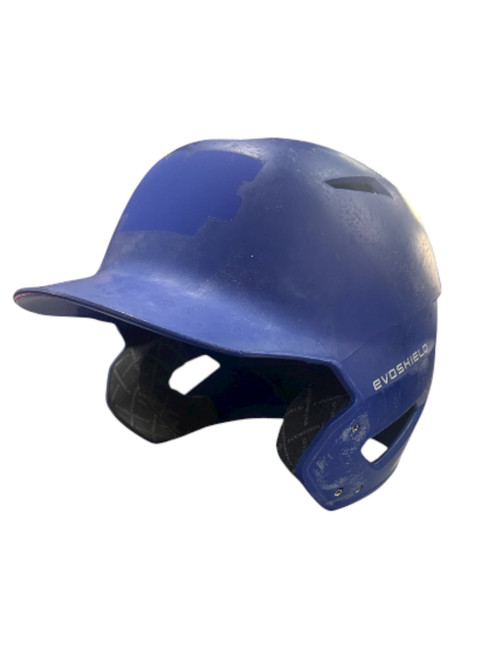 Vist Large View of Product Image Which is Used Evoshield BATTING HELMET Batting Helmet No Mask Navy Blue SM