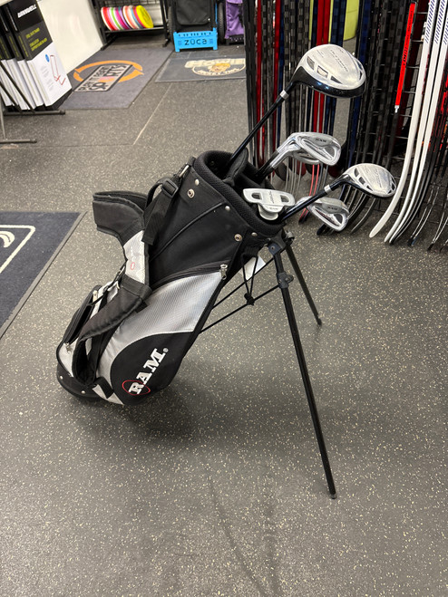 Vist Large View of Product Image Which is Used Ram ACCUBAR JR TOUR SET Jr Package Set LH Black 7 Piece