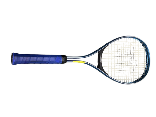 Vist Large View of Product Image Which is Used MacGregor RACQUET Adult Tennis Racquet Royal Blue 4 1/2"