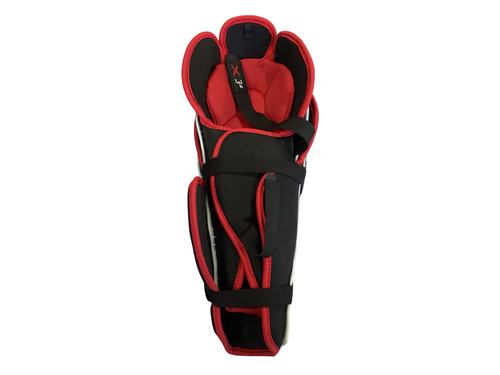 Vist Large View of Product Image Which is Used Bauer VAPOR X3.0 Senior Shin Guards Black 13"