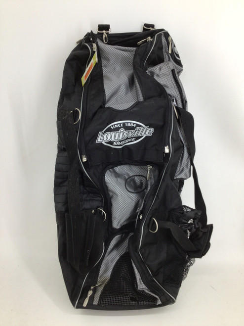 Vist Large View of Product Image Which is Used Louisville Slugger RESPONSE STAND BAG BB/SB Player Wheeled Bag Black