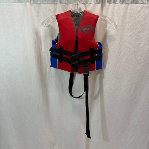Vist Large View of Product Image Which is Used XTREME OUTDOORS Child PFD Red Child 30-50