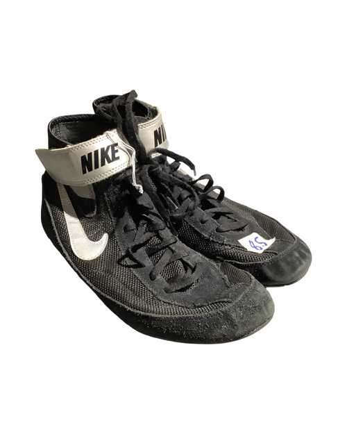 Vist Large View of Product Image Which is Used Nike Wrestling Shoes Black Senior 8.5