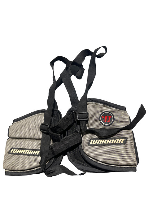 Vist Large View of Product Image Which is Used Warrior RIB PAD Lacrosse Rib Pads Black MD