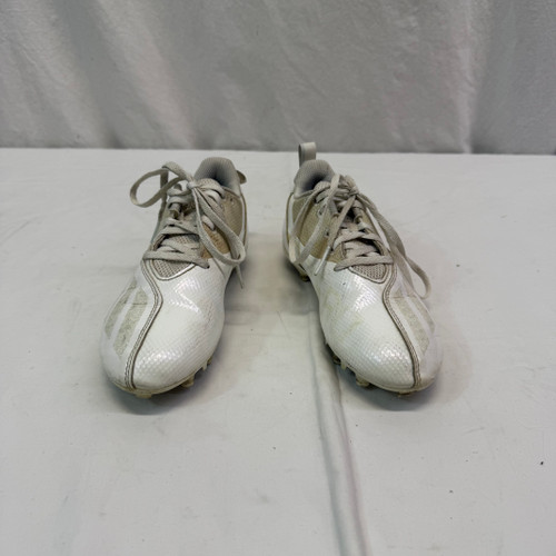 Vist Large View of Product Image Which is Used Adidas Jr FB Cleats White Junior 03.5