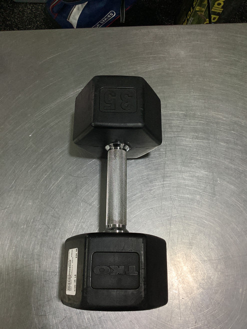 Vist Large View of Product Image Which is Used TKO Hex Dumbbell (Each) 35 lb