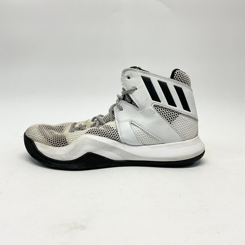 Vist Large View of Product Image Which is Used Adidas CRAZY BOUNCE HIGH Basketball Shoes M White Senior 9.5