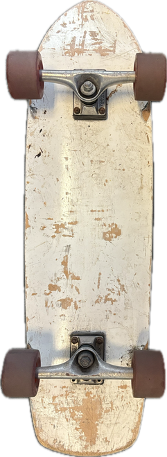 Vist Large View of Product Image Which is Used SLIDEWINDER Complete Skateboard White Regular