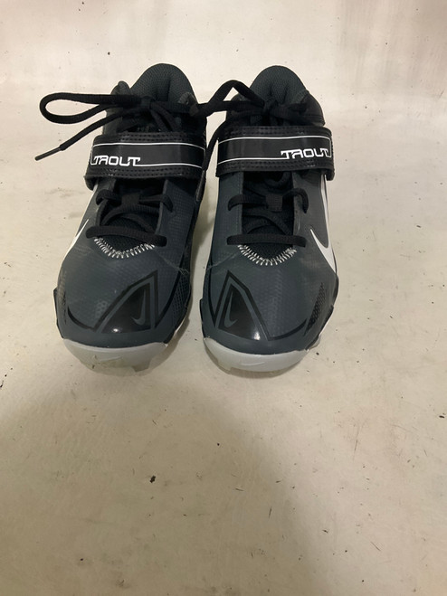Vist Large View of Product Image Which is Used Nike TROUT BB/SB Cleats Black Junior 03