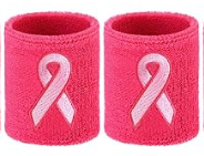 Vist Large View of Product Image Which is New Pink Breast Cancer Awareness Wrist Bands