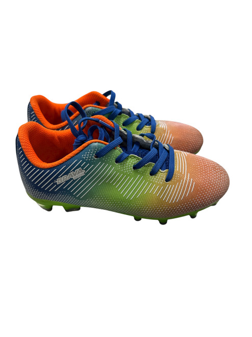 Vist Large View of Product Image Which is Used Brava Soccer Cleats Yellow Junior 02