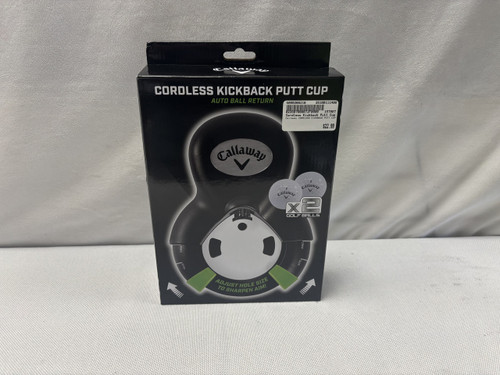 Vist Large View of Product Image Which is Used Callaway CORDLESS KICKBACK PUTT CUP Golf Accessory