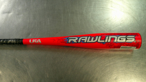 Vist Large View of Product Image Which is Used Rawlings RAPTOR BB/SB USA 2 5/8 Bat 27"