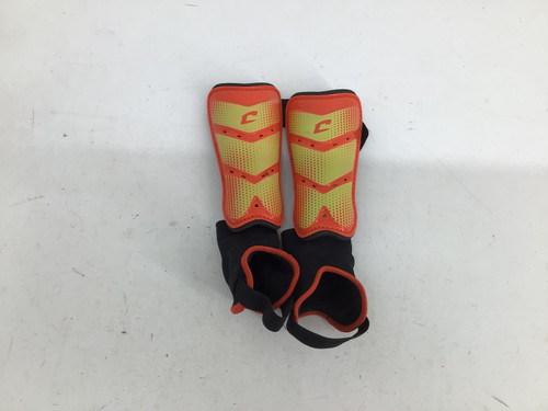Vist Large View of Product Image Which is Used Champro CHAMPRO SSG8FR YOUTH XXS SHIN GUARDS Soccer Shin Guards Youth Orange XXS