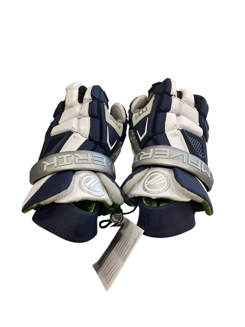 Used Maverik M5 Lacrosse Gloves Mens Navy Blue 12" 11884-S000053700 Vist Large View of Product Image Which is Used Maverik M5 Lacrosse Gloves Mens Navy Blue 12"