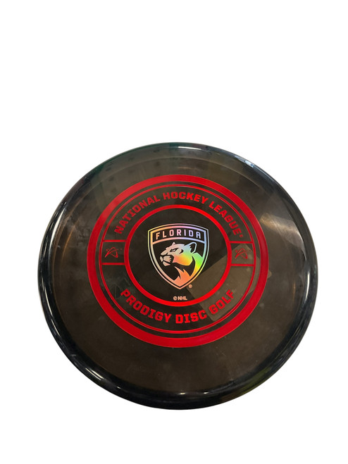 Vist Large View of Product Image Which is Prodigy FLORIDA PANTHERS DISC PUTTER Disc Golf Putter Black