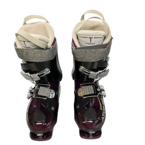 Vist Large View of Product Image Which is Used Atomic LIVEFIT 90 Womens DH Ski Boot Purple 235 MP - J05.5 - W06.5