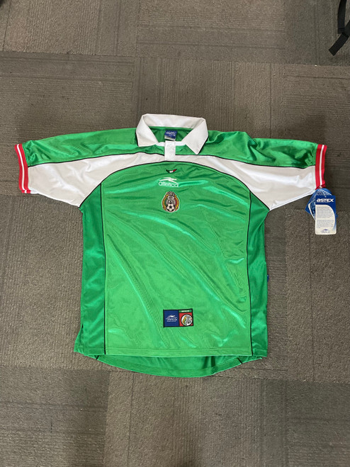 Vist Large View of Product Image Which is Used MEXICO SOCCER JERSEY Soccer Top Adt Green MD