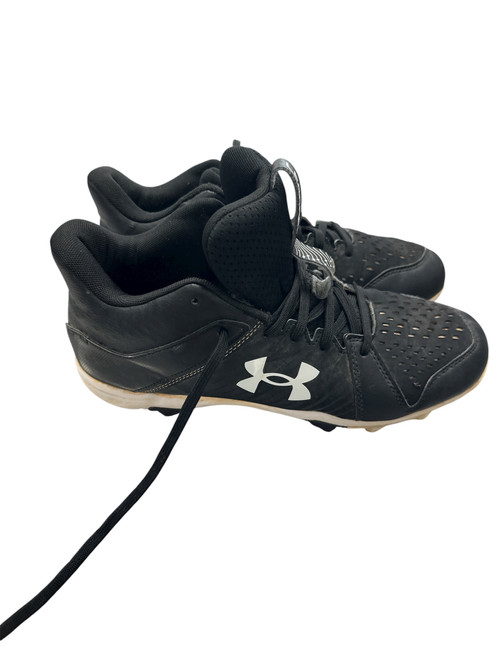 Vist Large View of Product Image Which is Used Under Armour LEADOFF BASEBALL CLEAT BB/SB Cleats Black Senior 9