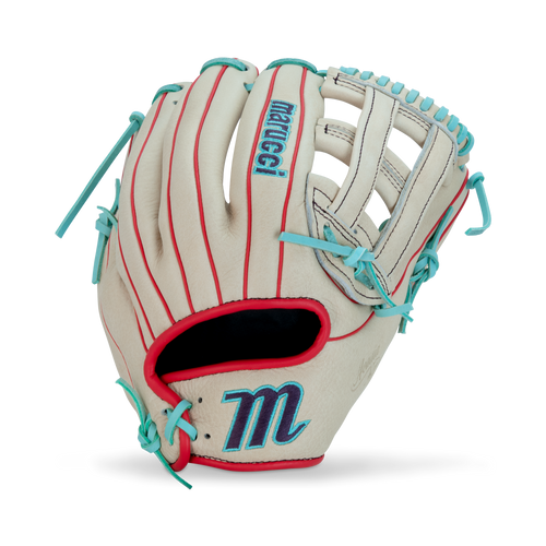 Vist Large View of Product Image Which is New Marucci ACADIA SERIES V3 H WEB BB/SB Glove RH Throw None 12"