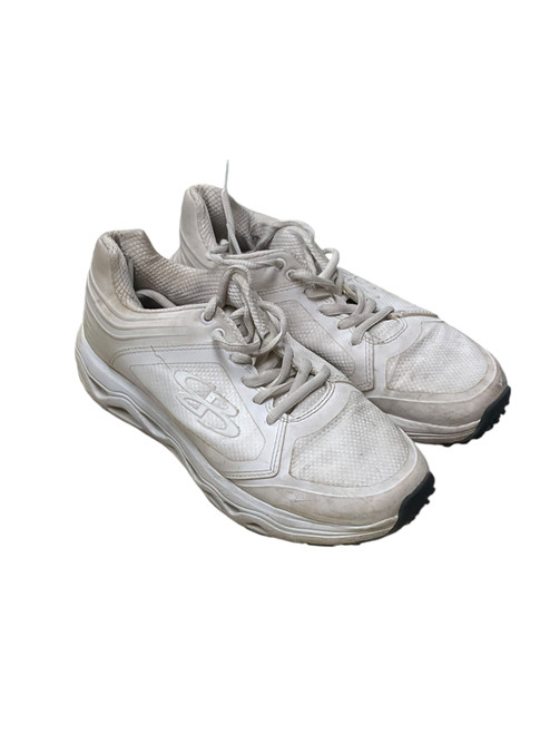 Vist Large View of Product Image Which is Used BoomBah MBB-0801101-3001 BB/SB Cleats White Senior 6