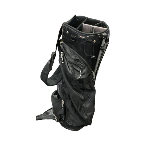 Vist Large View of Product Image Which is Sport-Tek Mens Stand Bag Black