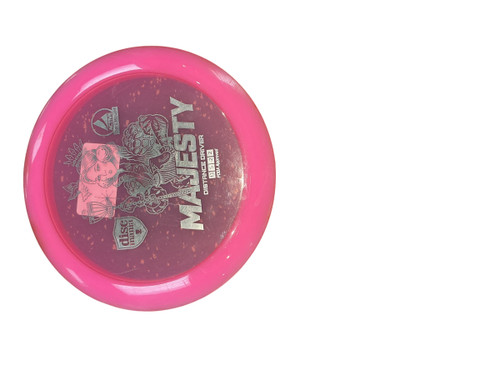 Vist Large View of Product Image Which is Used Discmania MAJESTY DISTANCE DRIVER Disc Golf Driver Pink