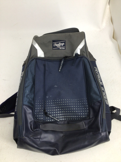 Vist Large View of Product Image Which is Used Rawlings FRANCHISE PLAYERS BACKPACK BB/SB Player Backpack Grey