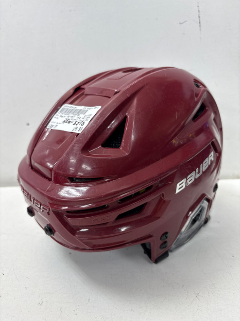 Vist Large View of Product Image Which is Used Bauer RE-AKT 150 NO CSA Hockey Helmet Only Maroon SM