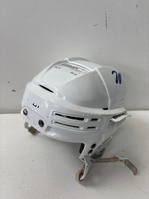 Vist Large View of Product Image Which is Used Bauer RE-AKT 75 Hockey Helmet Only White SM