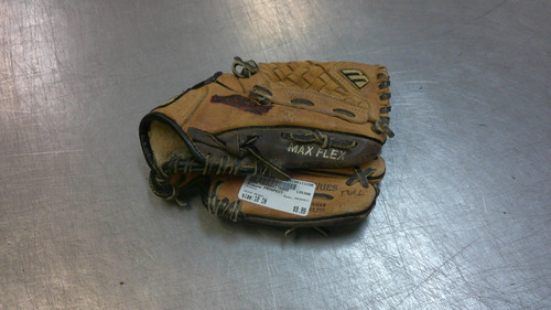 Vist Large View of Product Image Which is Used Mizuno PROSPECT BB/SB Glove RH Throw Brown 10"