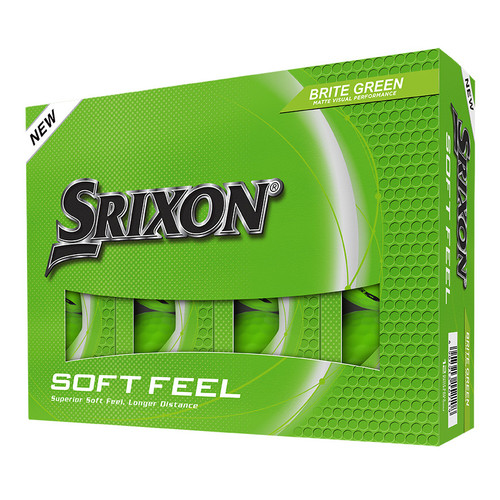 Vist Large View of Product Image Which is Used Srixon SRIXON SOFT FEEL BRITE GREEN 12 Pack - Golf Balls