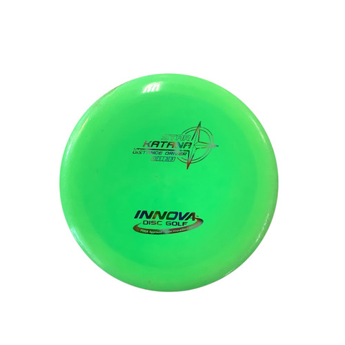Vist Large View of Product Image Which is Used Innova KATANA Disc Golf Driver Green 150g