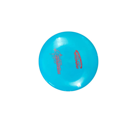 Vist Large View of Product Image Which is Used Innova SIDEWINDER Disc Golf Driver Royal Blue 172g