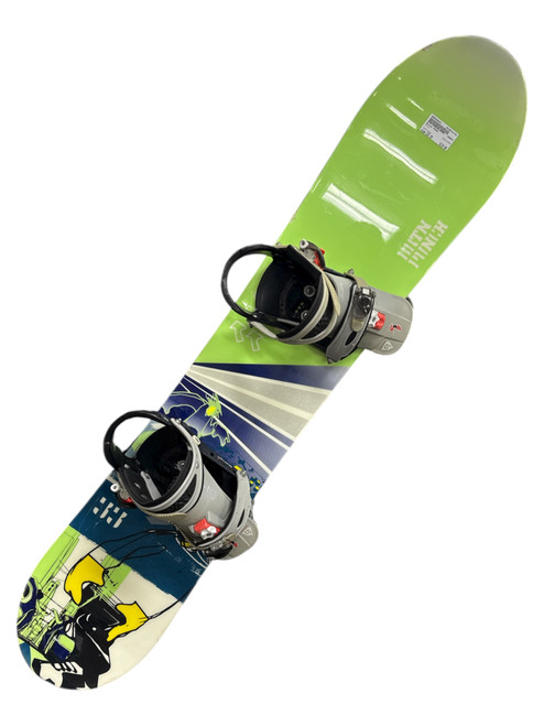 Vist Large View of Product Image Which is Used Burton PUNCH Boys Board/Binding Green 133 cm