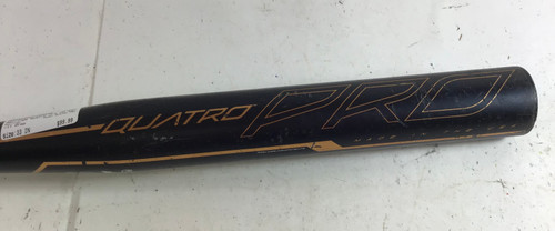 Vist Large View of Product Image Which is Used Rawlings QUATRO PRO SB Fastpitch Bat 33"
