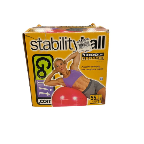 Vist Large View of Product Image Which is Used GoFit Body/Fit Ball Red 55 cm