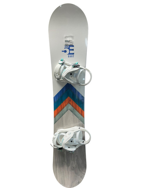 Vist Large View of Product Image Which is New DART COMPLETE Womens Board/Bindings White 140 cm