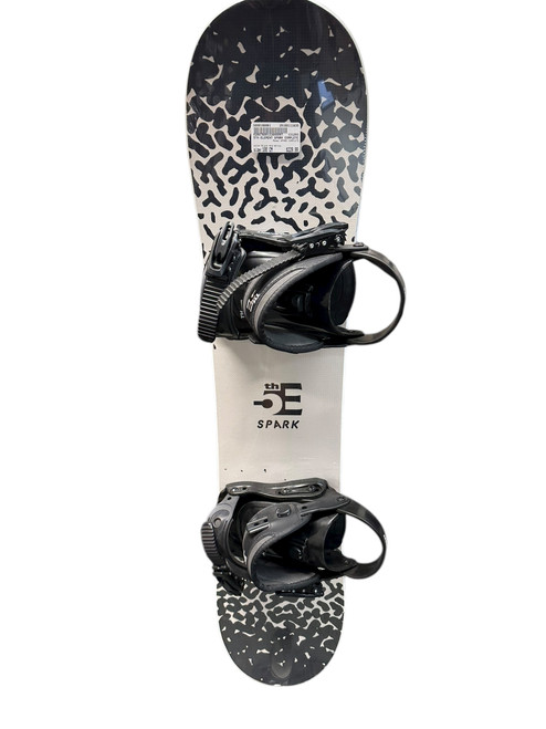 Vist Large View of Product Image Which is New SPARK COMPLETE Boys Board/Binding Black And White 100 cm